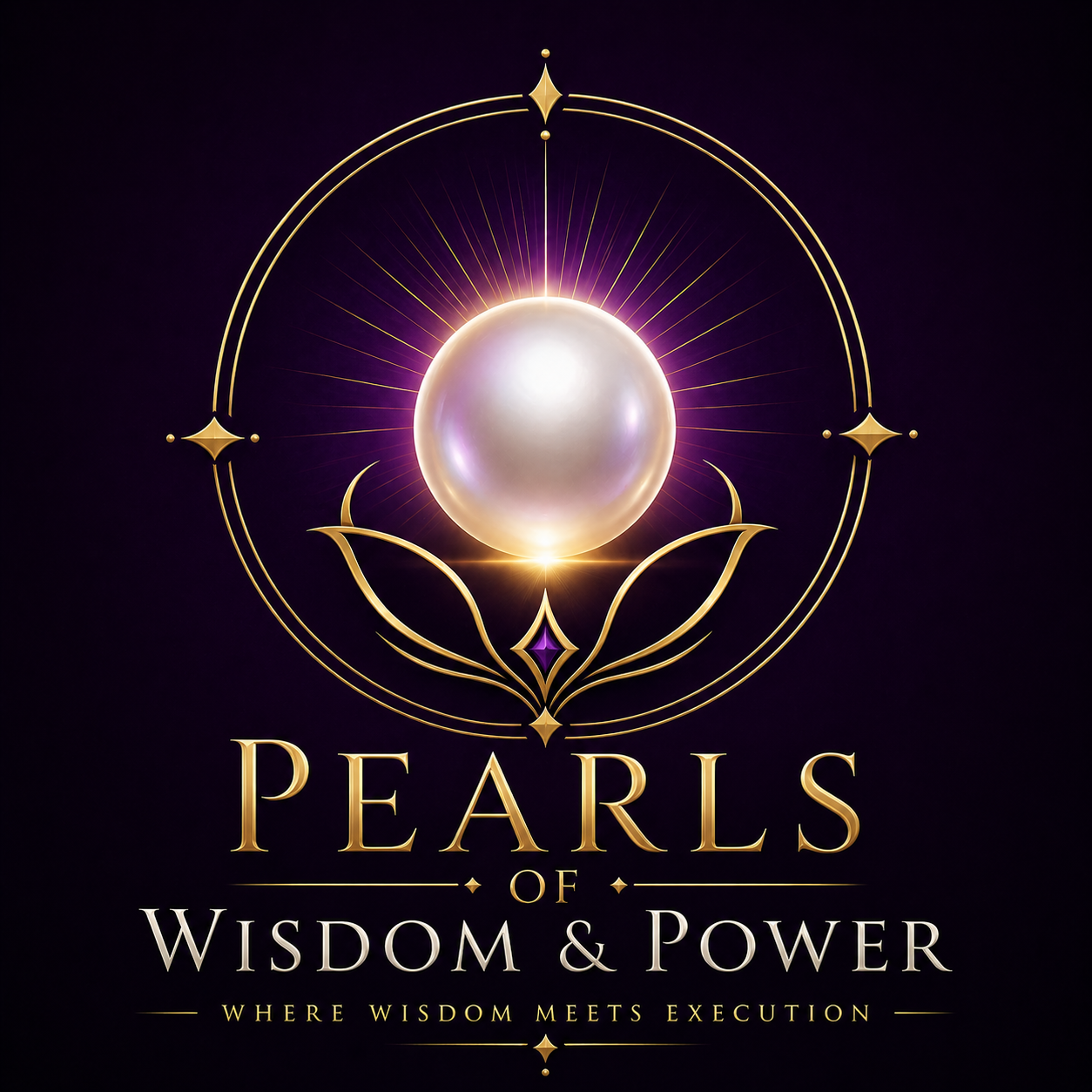 Official Pearls of Wisdom and Power logo